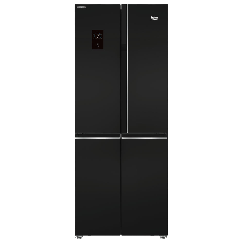 Beko Digital Inverter Refrigerator No Frost 450 Liter 4 Doors Black GNE480E20ZBH. Beko Digital Inverter Refrigerator No Frost 450 Liter 4 Doors Black GNE480E20ZBH.